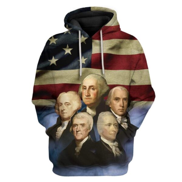 Founding Fathers of the United States Custom T-Shirts Hoodies Apparel HI-DT1912191 3D Custom Fleece Hoodies Hoodie S 