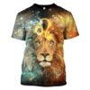 Full Moon Lion Hoodies - T-Shirts Apparel ZOD110123 3D Custom Fleece Hoodies T-Shirt S