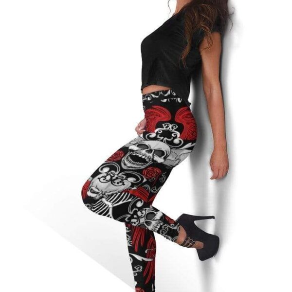 Full-print Leggings Skull HD-GH21091-LEG Leggings 