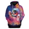 Galaxy Astronaut Cat Custom T-Shirts Hoodies Apparel CT-AT3112191 3D Custom Fleece Hoodies Hoodie S