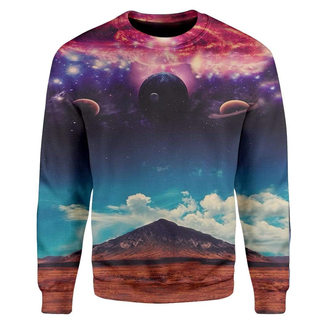Galaxy Custom T-Shirts Hoodies Apparel HD-AT1912193 3D Custom Fleece Hoodies Long Sleeve S