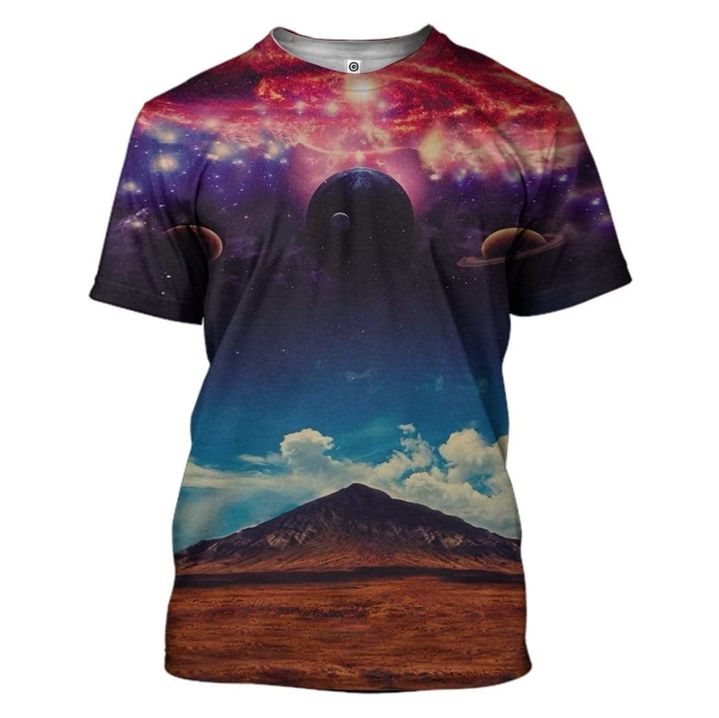 Galaxy Custom T-Shirts Hoodies Apparel HD-AT1912193 3D Custom Fleece Hoodies T-Shirt S