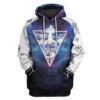 Galaxy UFO Custom T-shirt - Hoodies Apparel HD-GH20001 3D Custom Fleece Hoodies Hoodie S