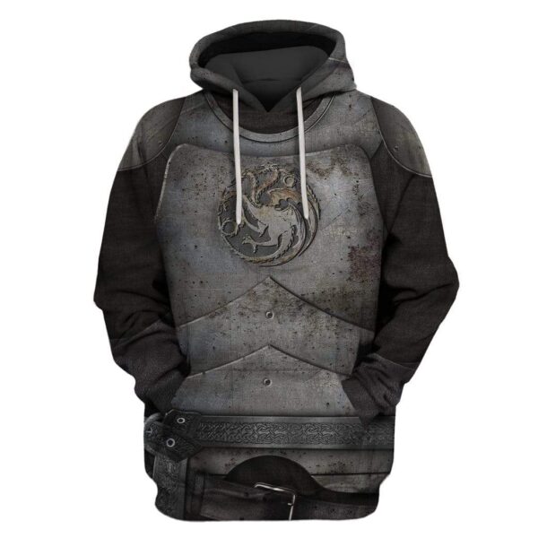 Game of thrones Custom T-shirt - Hoodies Apparel HD-GH20116 3D Custom Fleece Hoodies Hoodie S 