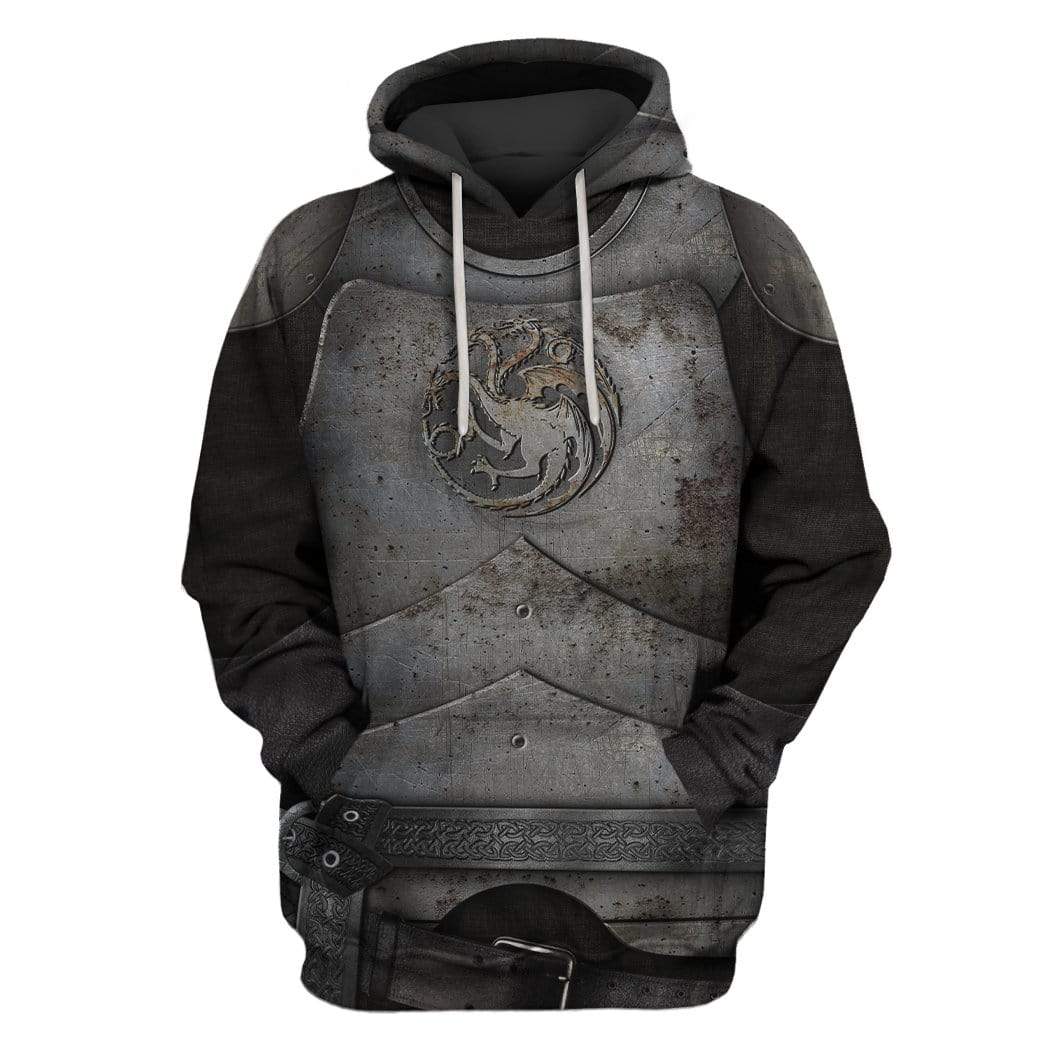 Game of thrones Custom T-shirt - Hoodies Apparel HD-GH20116 3D Custom Fleece Hoodies Hoodie S