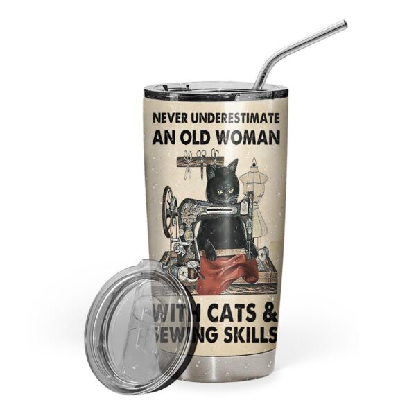 GB07124- Gearhuman 3D Sewing Knowledge Custom Tumbler GB07124 Tumbler Short 20oz 