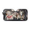 Geahuman 3D Goats Custom Car Auto Sunshade GS13075 Auto Sunshade 57''x27.5''