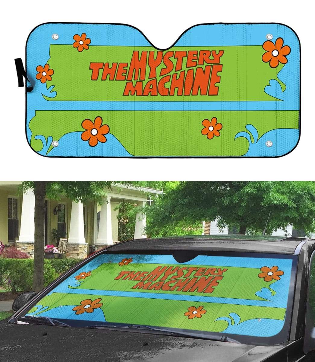 Geahuman 3D The Mystery Machine Custom Car Auto Sunshade GW20075 Auto Sunshade