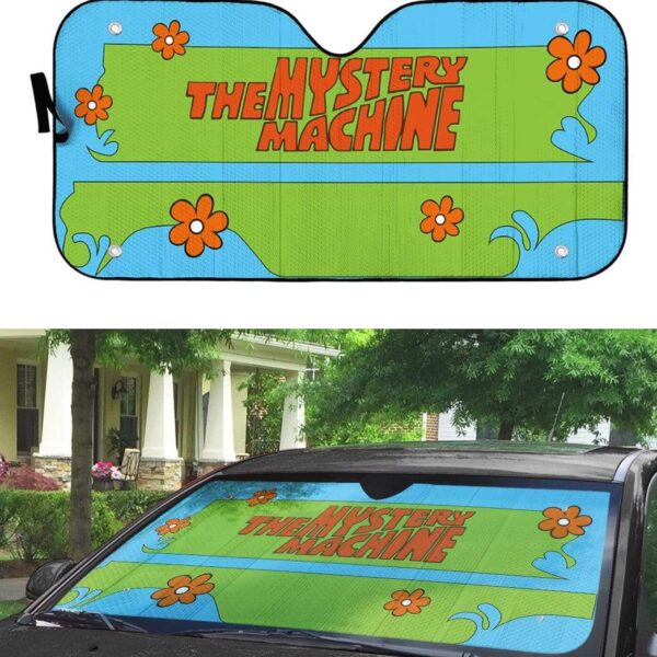 Geahuman 3D The Mystery Machine Custom Car Auto Sunshade GW20075 Auto Sunshade