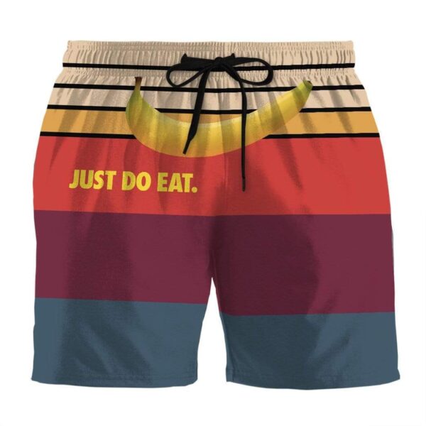 Gearhumans 3D Stop Staring At My Banana Custom Beach Shorts Swim Trunks GL02078 Men Shorts Men Shorts S