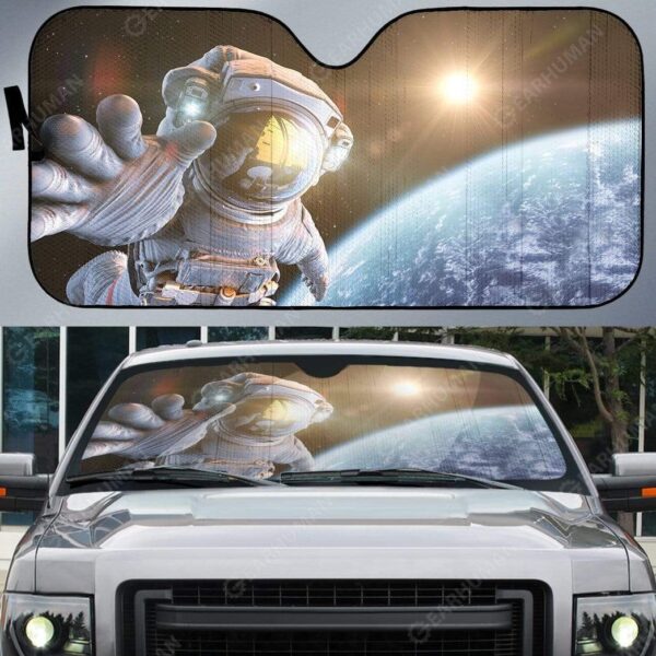 Gearhumans Custom Car Auto Sunshade Astronaut HD-AT0391919-SS 3D Apparel 