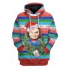 Gearhumans Custom Chucky Apparel HD-TT2091901 3D Apparel Hoodie S