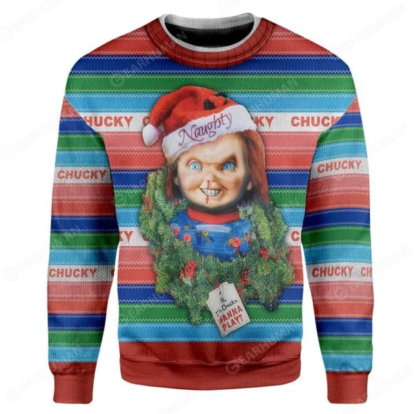 Gearhumans Custom Chucky Apparel HD-TT2091901 3D Apparel Long Sleeve S