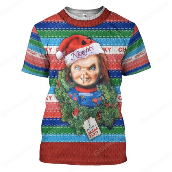 Gearhumans Custom Chucky Apparel HD-TT2091901 3D Apparel T-Shirt S 