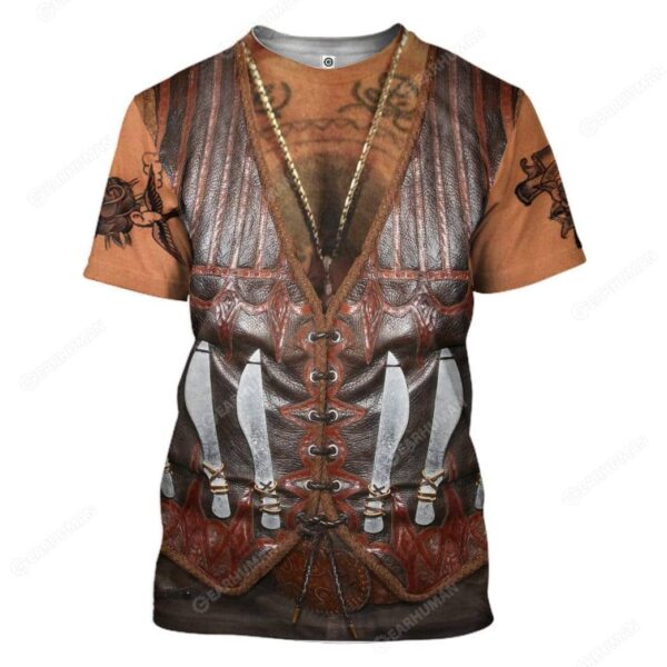 Gearhumans Custom Danny Trejo Apparel HD-TT1191918 3D Apparel T-Shirt S 