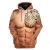 Gearhumans Custom Dwayne Johnson Apparel HD-AT2191905 3D Apparel Hoodie S