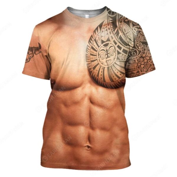Gearhumans Custom Dwayne Johnson Apparel HD-AT2191905 3D Apparel T-Shirt S 