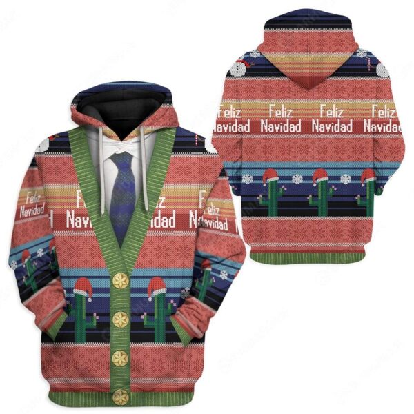 Gearhumans Custom Feliz Navidad Apparel HD-TT1991906 3D Apparel 