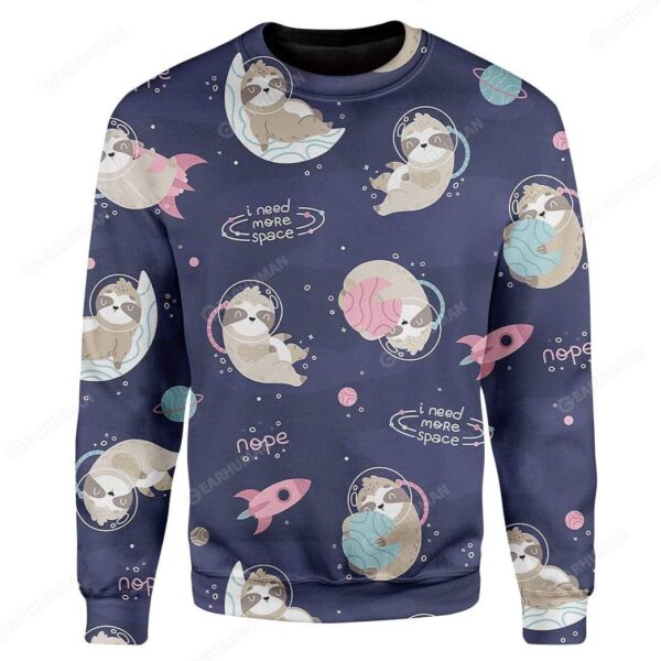 Gearhumans Custom I Need More Space Apparel HD-TT14101921 3D Apparel Long Sleeve S 