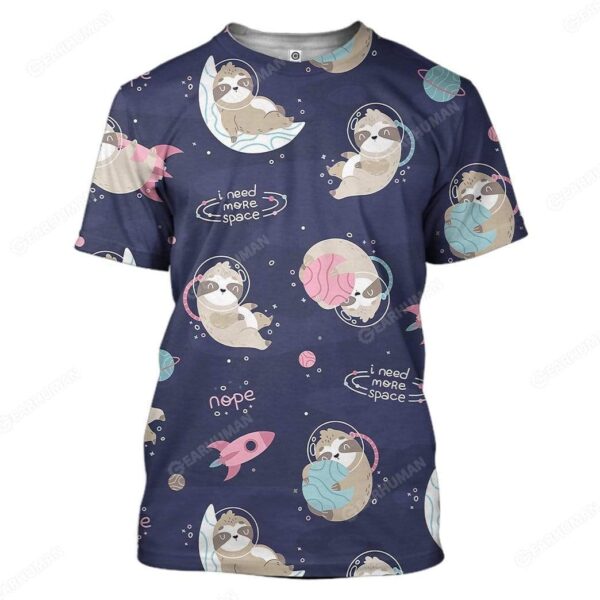 Gearhumans Custom I Need More Space Apparel HD-TT14101921 3D Apparel T-Shirt S 