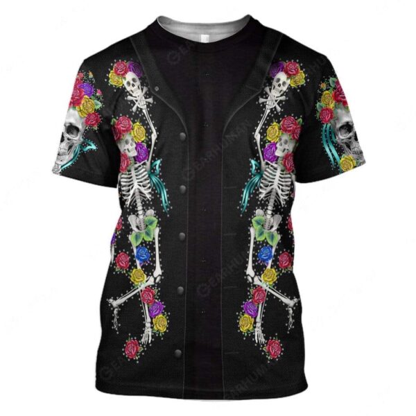 Gearhumans Custom Jerry Garcia Apparel H18907 3D Apparel T-Shirt S