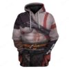 Gearhumans Custom Kratos Apparel HD-DT16101903 3D Apparel Hoodie S
