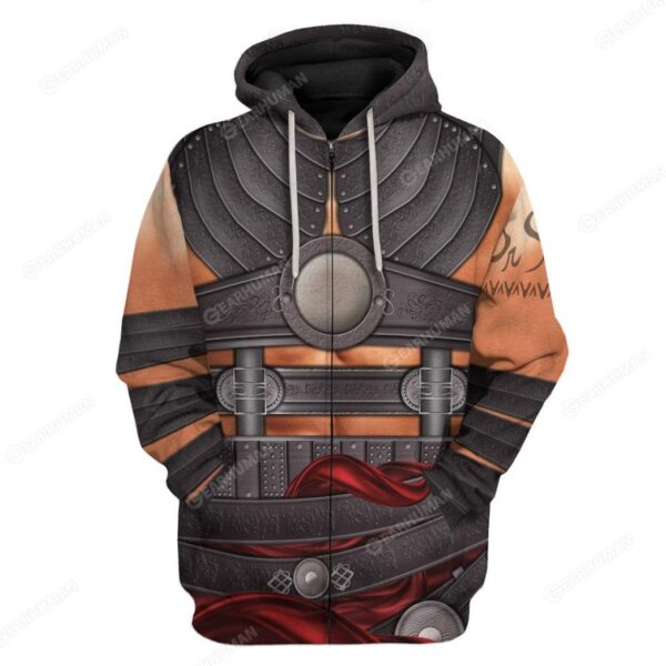 Gearhumans Custom Prince Of Persia Apparel HD-TA16101908 3D Apparel Zip Hoodie S 