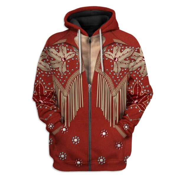 Gearhumans Custom Ronnie Milsap Apparel HD-TT1691903 3D Apparel Zip Hoodie S