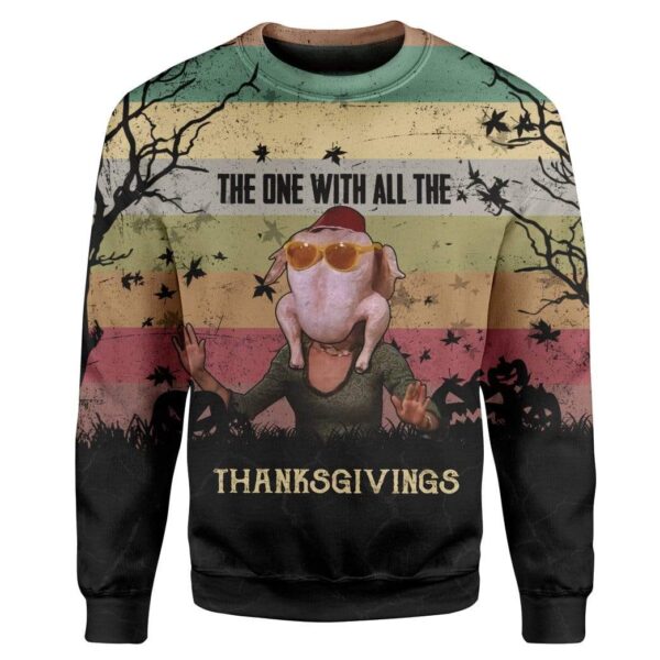 Gearhumans Custom Thanksgiving Apparel HD-AT18101905 3D Apparel Long Sleeve S