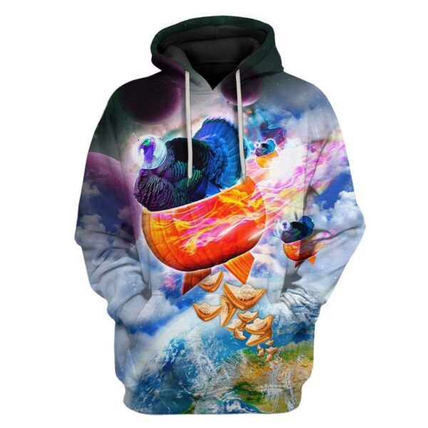 Gearhumans Custom Thanksgiving Turkey Apparel HD-AT17101916 3D Apparel Hoodie S 