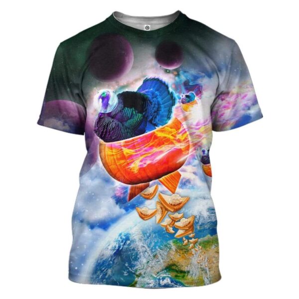 Gearhumans Custom Thanksgiving Turkey Apparel HD-AT17101916 3D Apparel T-Shirt S 