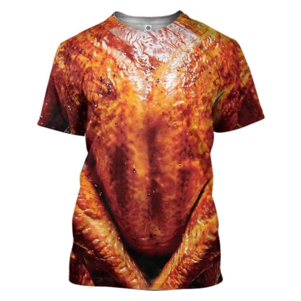 Gearhumans Custom Turkey Apparel HD-AT17101917 3D Apparel T-Shirt S 