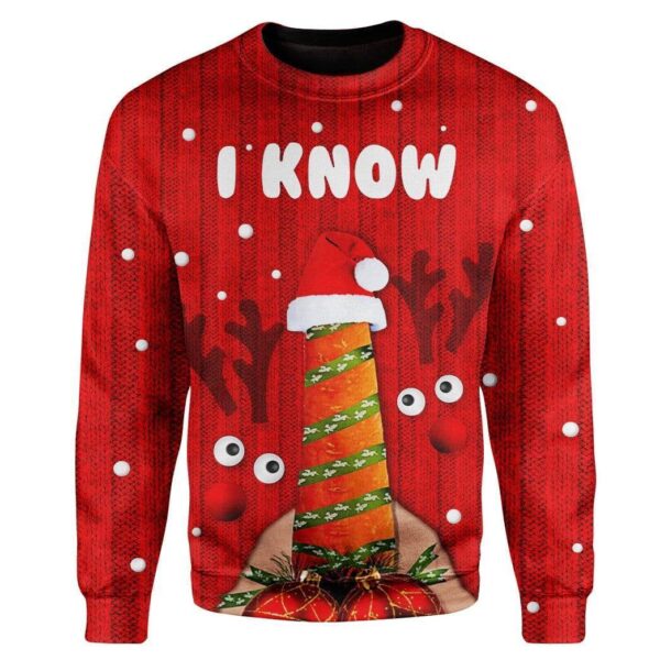 Gearhumans Custom Ugly Christmas Apparel HD-AT17101913 3D Apparel Long Sleeve S