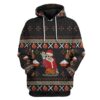 Gearhumans Custom Ugly Christmas Apparel HD-GH19101912 3D Apparel Hoodie S