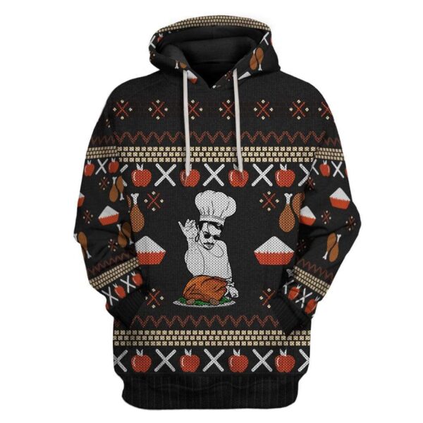 Gearhumans Custom Ugly Christmas Apparel HD-TA18101906 3D Apparel Hoodie S 