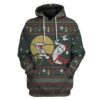 Gearhumans Custom Ugly Christmas Apparel HD-TT19101907 3D Apparel Hoodie S