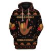 Gearhumans Custom Ugly Gobble Apparel HD-DT17101914 3D Apparel Hoodie S