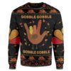 Gearhumans Custom Ugly Gobble Apparel HD-DT17101914 3D Apparel Long Sleeve S
