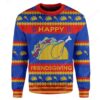 Gearhumans Custom Ugly Happy Friendsgiving Apparel HD-TT19101909 3D Apparel Long Sleeve S