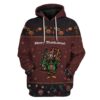 Gearhumans Custom Ugly Turkey Apparel HD-DT18101907 3D Apparel Hoodie S