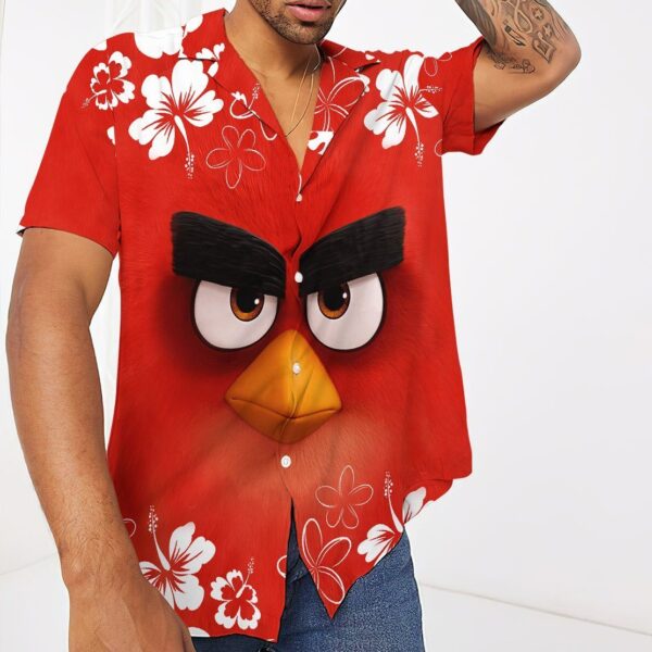 Gearhumans GEARHUMAN 3D Angry Bird Hawaii Shirt ZZ2804211 Hawai Shirt 