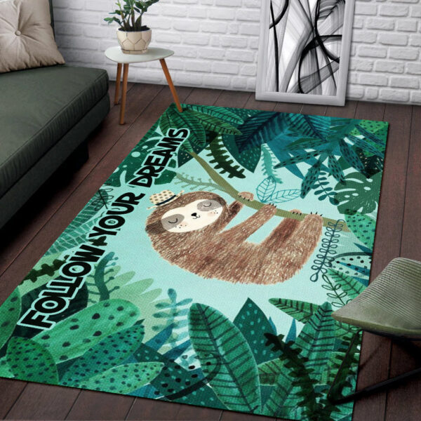Gearhumans SLOTH RUG - FOLLOW YOUR DREAMS