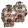 Gearhumans Shih Tzu Dog- 3D All Over Printed Shirt
