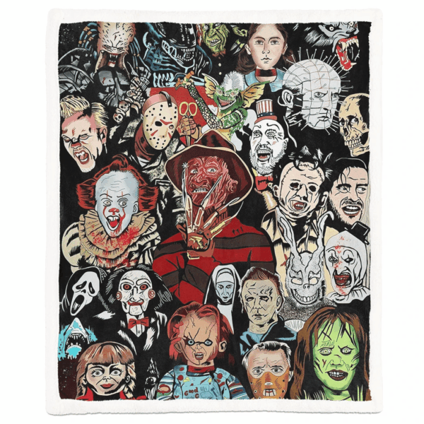 Gearhumans Halloween Horror Movie Killer Blanket