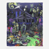 Gearhumans Ghost Town In The Nightmare Before Christmas Blanket
