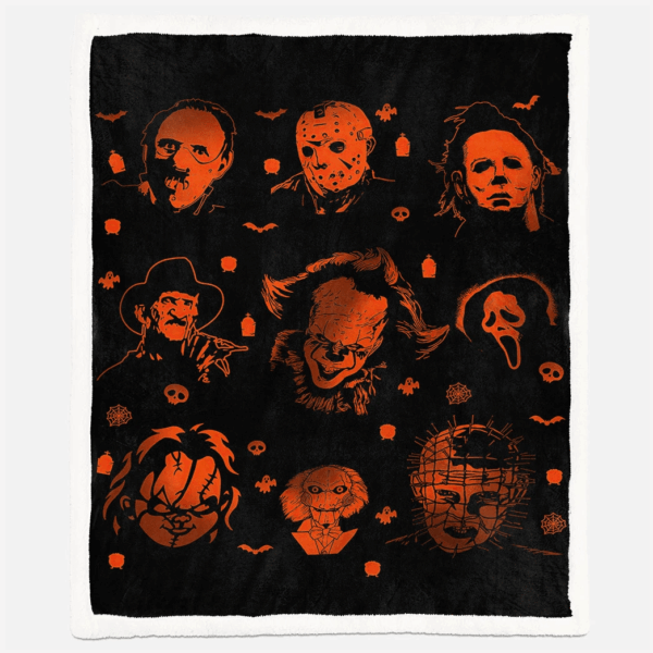 Gearhumans Halloween Horror Movie Murderer Blanket