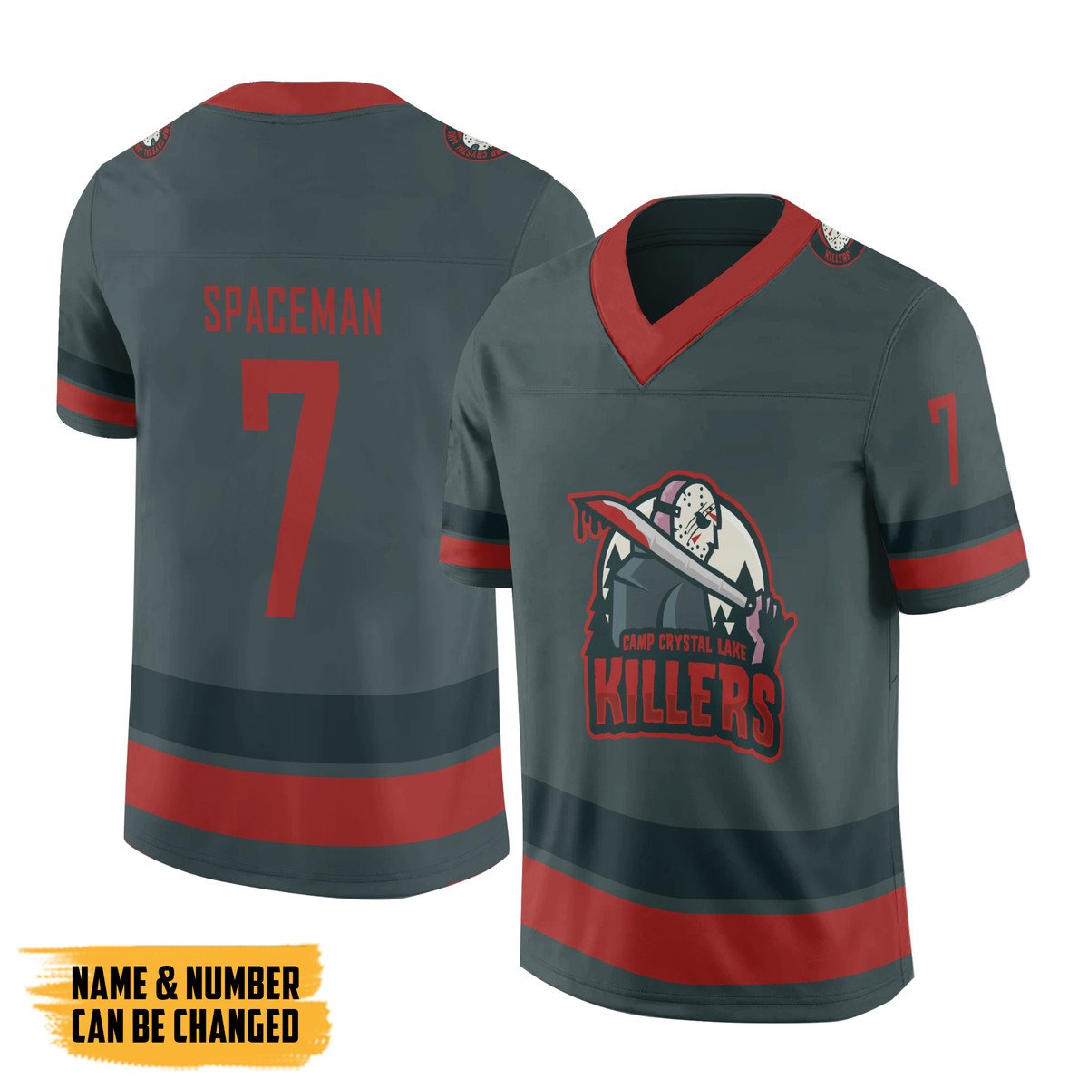 Gearhumans 3D Camp Srystal Lake Killers Custom Name Custom Number Jersey - Image 3