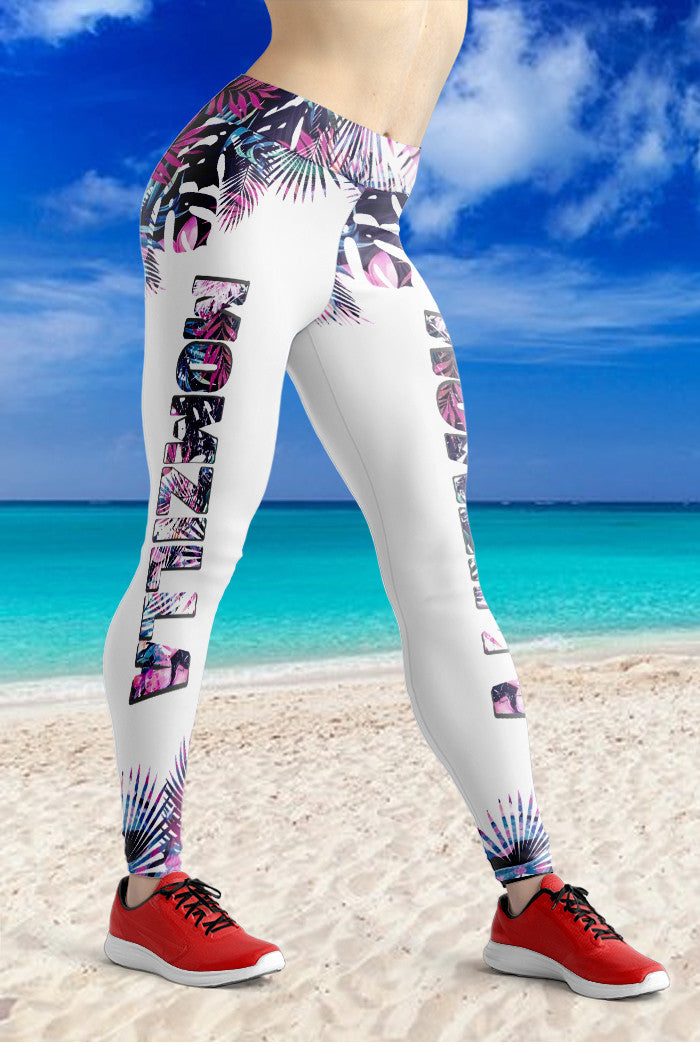 Gearhumans Gearhuman 3D Dont Mess With Momzilla Mothers Day Gift Custom Leggings - Image 5