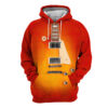 Gearhumans Gibson Guitar - 3D All Over Printed Shirt