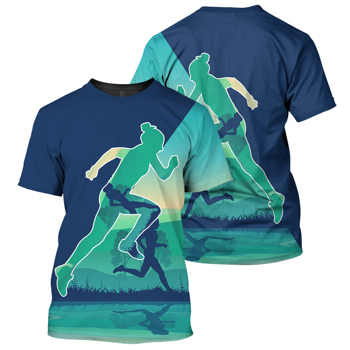 Gearhumans Running - 3D All Over Printed Shirt - Image 3